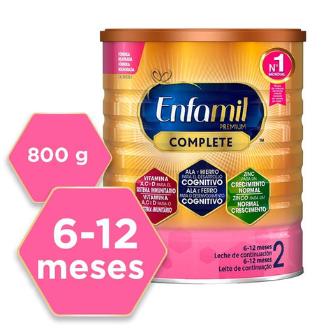 Fórmula láctea Enfamil Premium Etapa 1, de 0 a 6 meses, listo para usar con  6 pzas de 237 ml c/u
